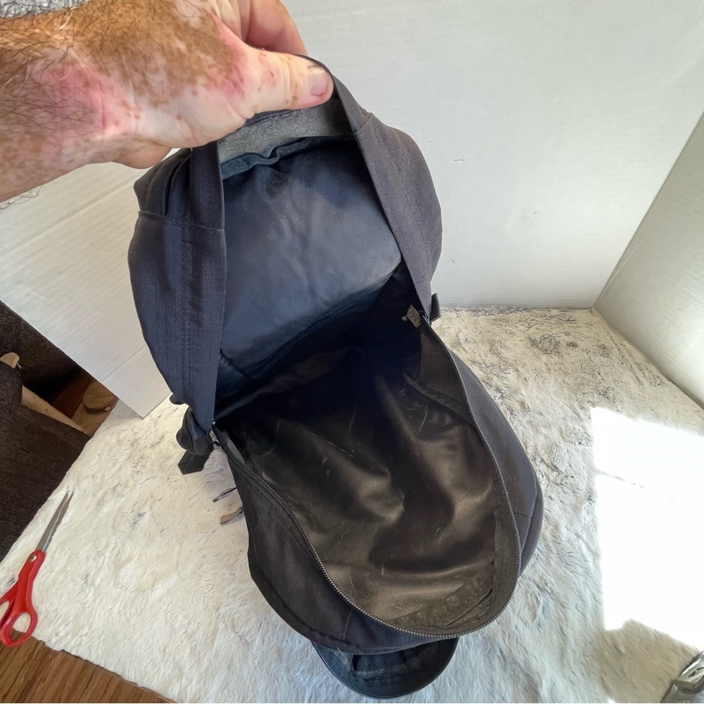 JanSport Backpack Bag Book Beach Oversize 4 Compartment Black - Picture 12 of 14